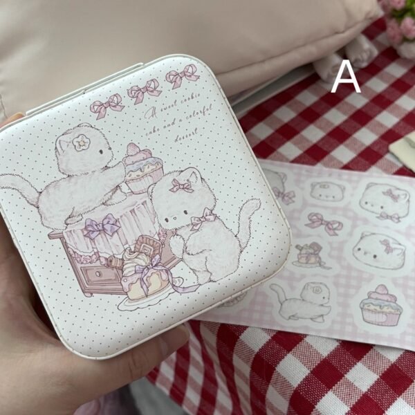 【MoonpieGirl】アクセサリー収納ケース　可愛い保護ケース　持ちやすい　プレゼント　ギフト