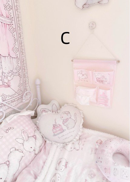 【MoonpieGirl】可愛いウォールポケット　5タイプ　