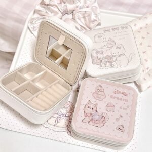 【MoonpieGirl】アクセサリー収納ケース　可愛い保護ケース　持ちやすい　プレゼント　ギフト