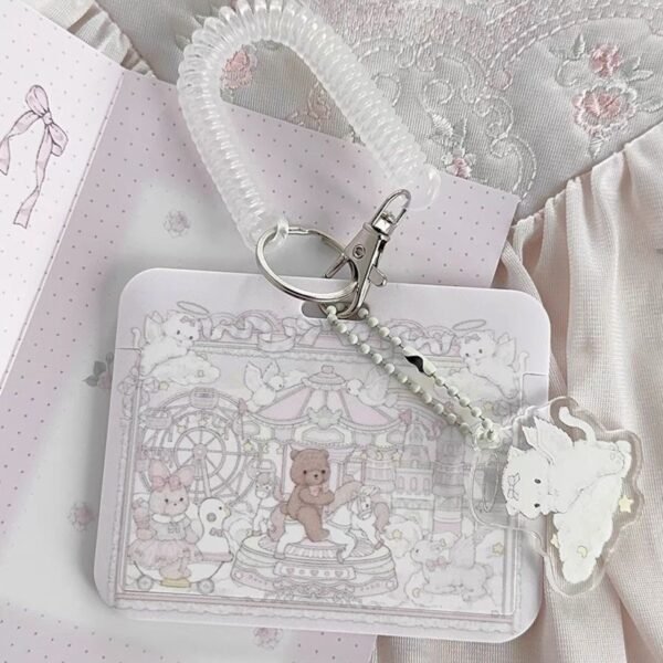 31889bba48412e1c0bcc03160a64e8ed 【GirlsDream】可愛いキーホルダー付きトレカケース ネコ 高品質ケース