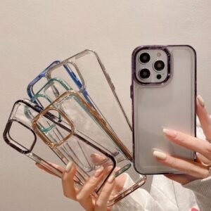 ★IPhone16シリーズ対応　透明スマホケース 全5カラー  iphoneケースクリア シンプル 高級感