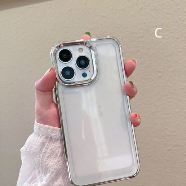 ★IPhone16シリーズ対応　透明スマホケース 全5カラー  iphoneケースクリア シンプル 高級感