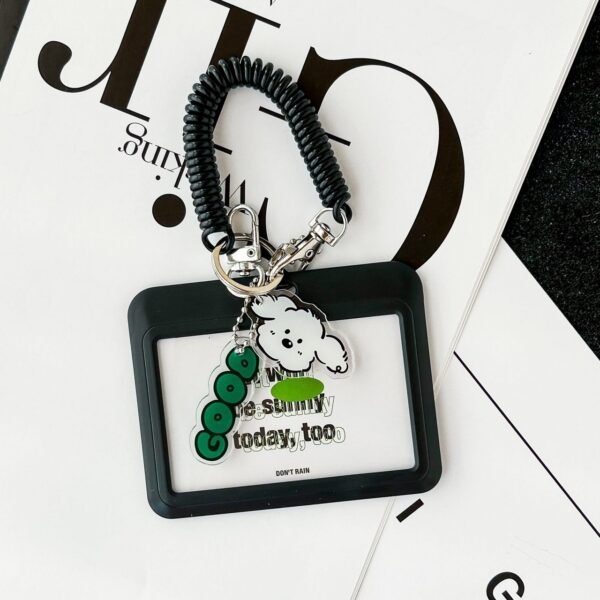 シンプルでオシャレなトレカケース  可愛いキーホルダー付き 横型／縦型