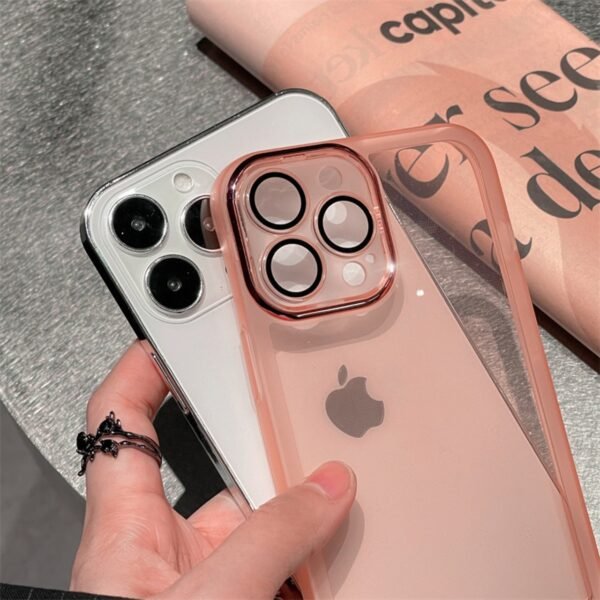 ★iPhone16シリーズ対応  クリアIPhoneケース  シンプルでオシャレなスマホケース 5色