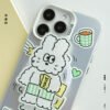 ★iPhone16シリーズ対応 ウサギMagSafe対応可能　強化マグネット式　可愛いIPhoneケース