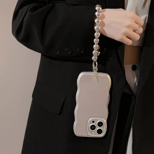 ★IPhone16シリーズ対応　シルバー　スマホグリップ リング付き　オシャレ　スマホケース　可愛いIPhoneケース　