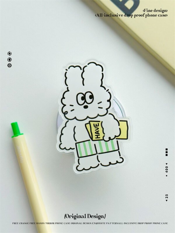 ★iPhone16シリーズ対応 ウサギMagSafe対応可能　強化マグネット式　可愛いIPhoneケース