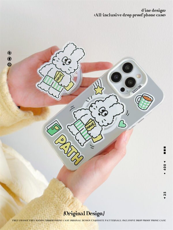 ★iPhone16シリーズ対応 ウサギMagSafe対応可能　強化マグネット式　可愛いIPhoneケース