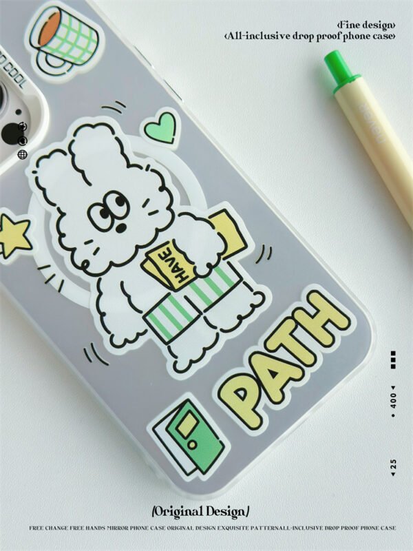 ★iPhone16シリーズ対応 ウサギMagSafe対応可能　強化マグネット式　可愛いIPhoneケース