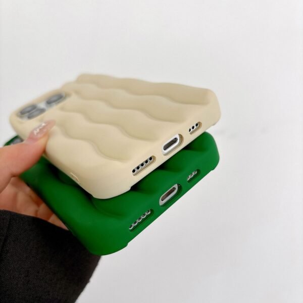 全4カラー  波型可愛いIPhoneケース