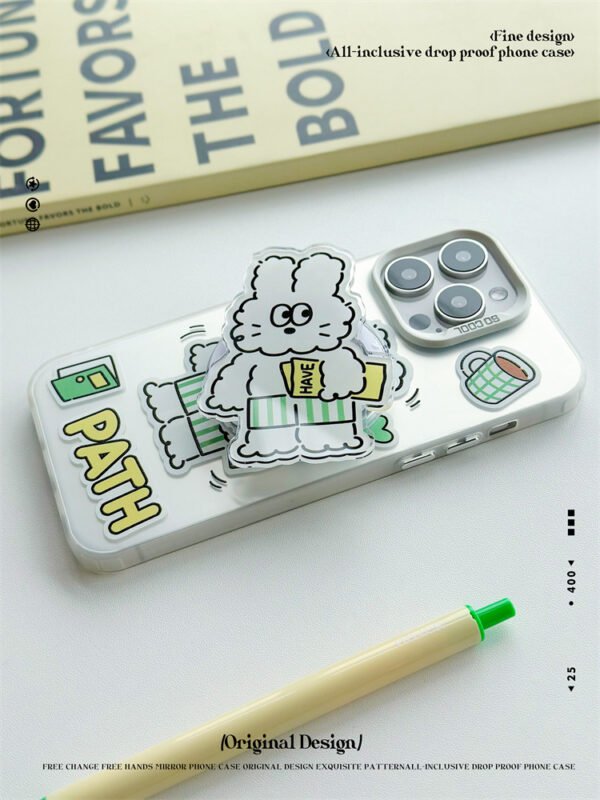 ★iPhone16シリーズ対応 ウサギMagSafe対応可能　強化マグネット式　可愛いIPhoneケース