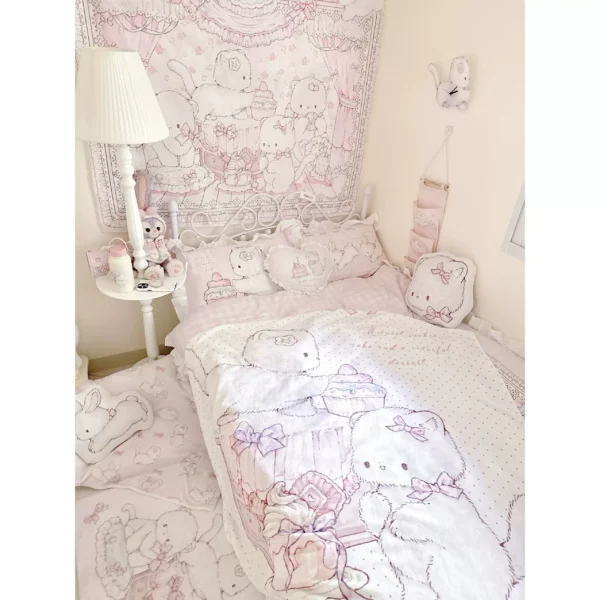 【MoonpieGirl】癒される寝具セット　タペストリー　掛け布団　抱き枕　カーペット