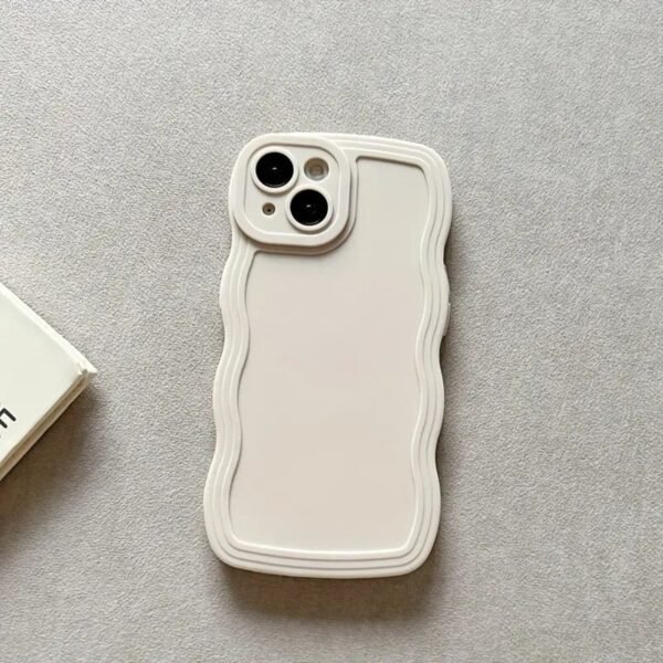 ★iPhone16シリーズ対応　シンプル可愛いIPhoneケース 無地