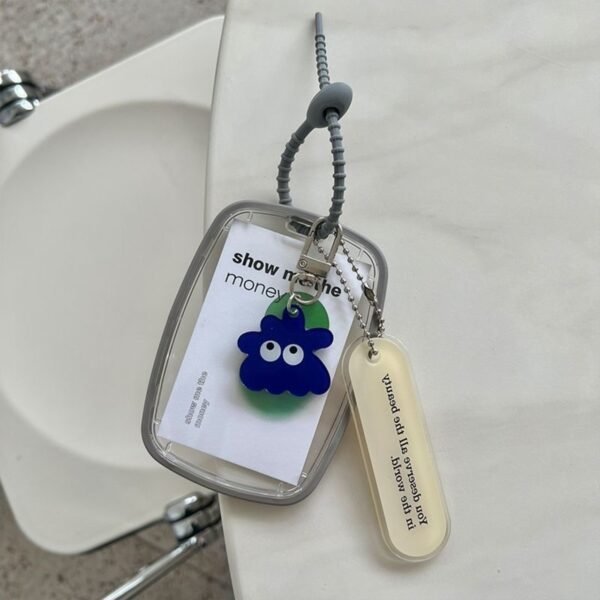 c1e3a7abeb68f17a43426aec4c932031 シンプルで可愛いトレカケース ホワイト チャーム付き