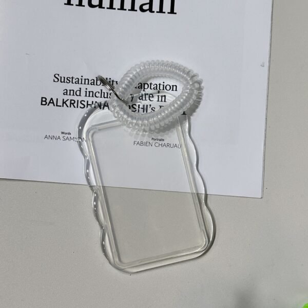 cdabe96aa419cf172a74ccbe3c90eb32 シンプルで可愛いトレカケース クリア キーホルダー付き なみなみ