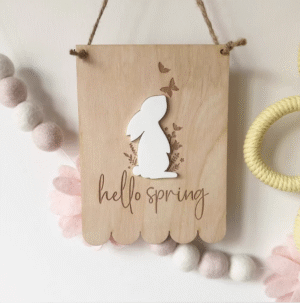 シンプルでオシャレな木製壁飾り　北欧風