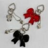 キーホルダー　リボンチャーム