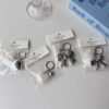 キーホルダー　シンプルで可愛いチャーム　スマホストラップ　キーリング　
