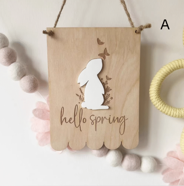 シンプルでオシャレな木製壁飾り　北欧風