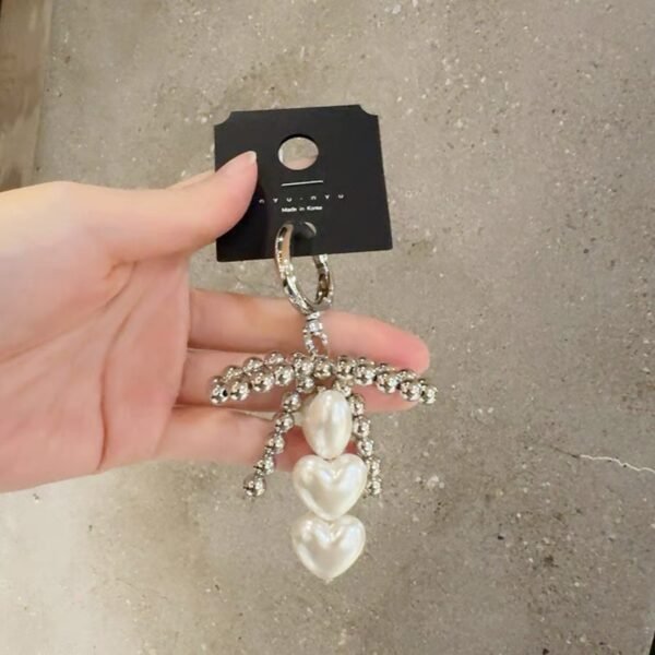 キーホルダー　ハートチャーム