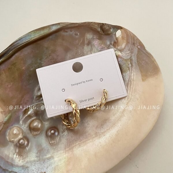 金属アレルギー対応　シンプルなピアス 　金/銀メッキ　