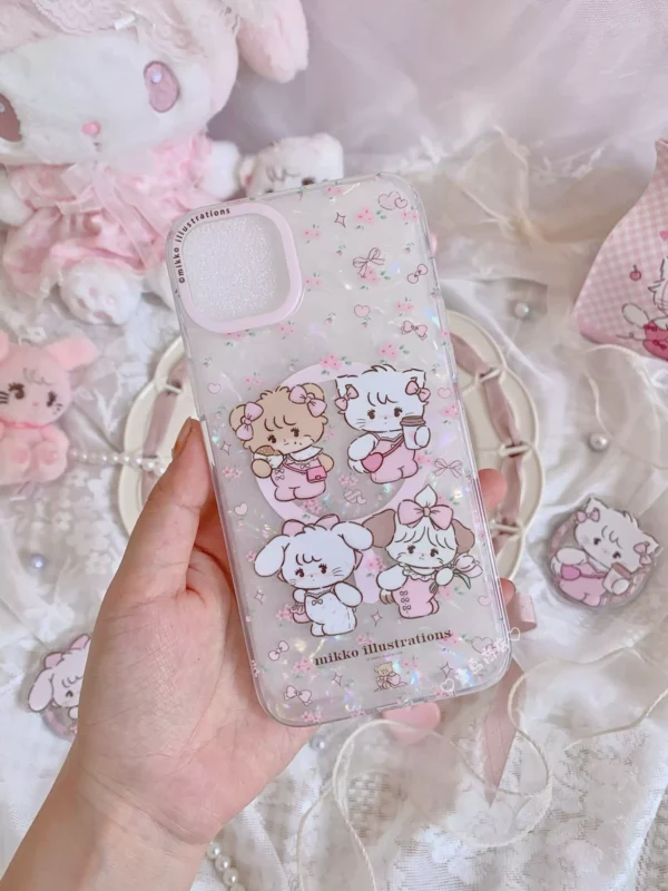 【mikko】iPhone16シリーズ対応　スマホケース スマホグリップ MagSafe対応可能 IPhoneケース