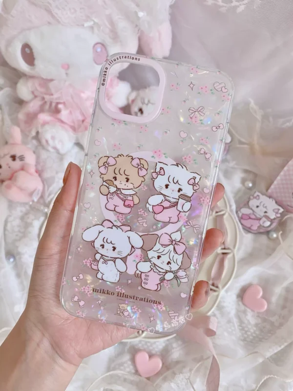 【mikko】iPhone16シリーズ対応　スマホケース スマホグリップ MagSafe対応可能 IPhoneケース