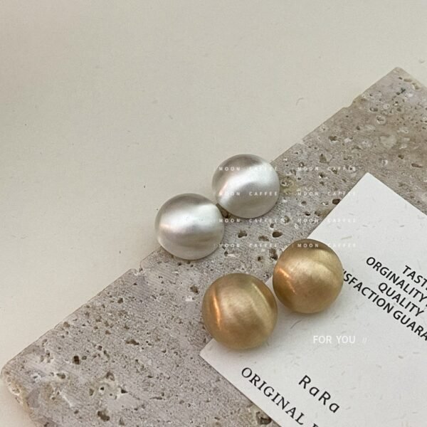 金属アレルギー対応　シンプルなピアス 　金/銀メッキ　