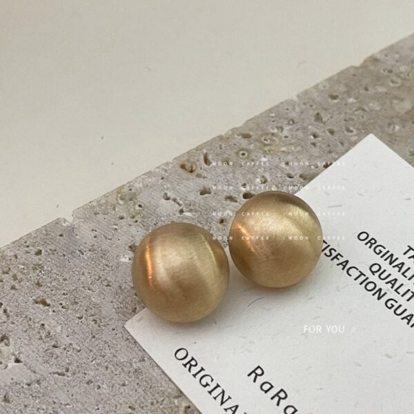 金属アレルギー対応　シンプルなピアス 　金/銀メッキ　