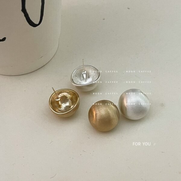 金属アレルギー対応　シンプルなピアス 　金/銀メッキ　