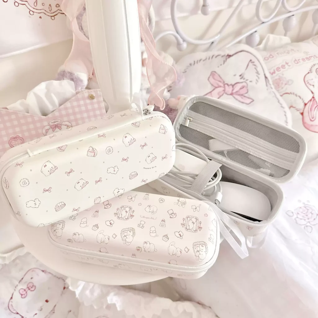 【MoonpieGirl】多機能収納ケース 可愛いケーブル収納ケース