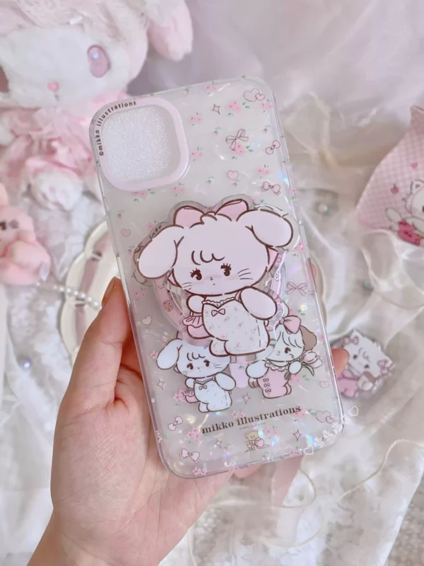 【mikko】iPhone16シリーズ対応　スマホケース スマホグリップ MagSafe対応可能 IPhoneケース