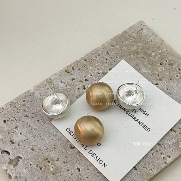 金属アレルギー対応　シンプルなピアス 　金/銀メッキ　