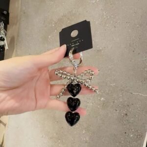 キーホルダー　ハートチャーム