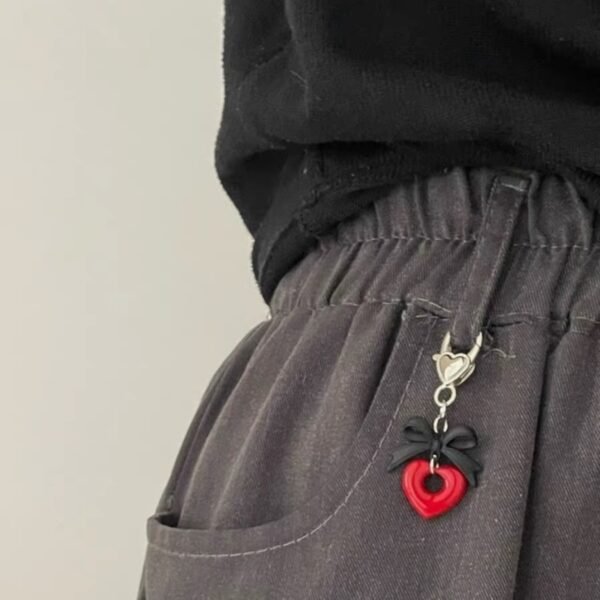 キーホルダー　シンプルで可愛いチャーム　スマホストラップ　キーリング