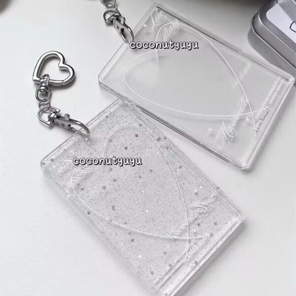 シンプルでオシャレなトレカケース  キーホルダー付き